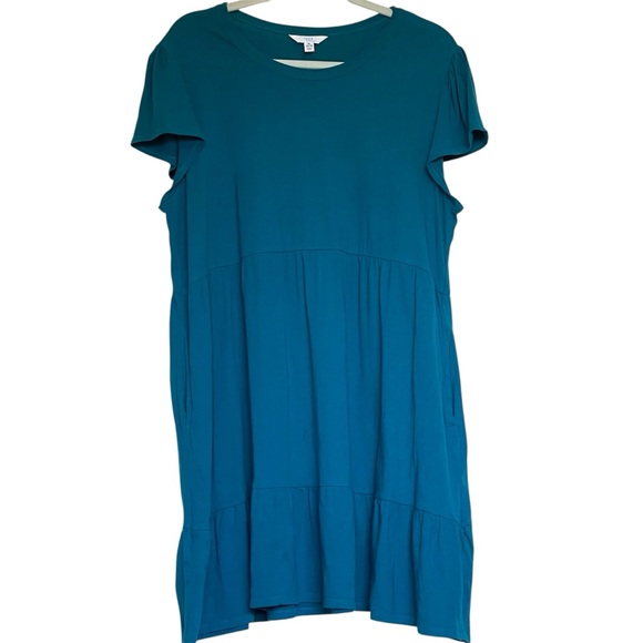 Time and Tru Turquoise Dress - Picture 2 of 4